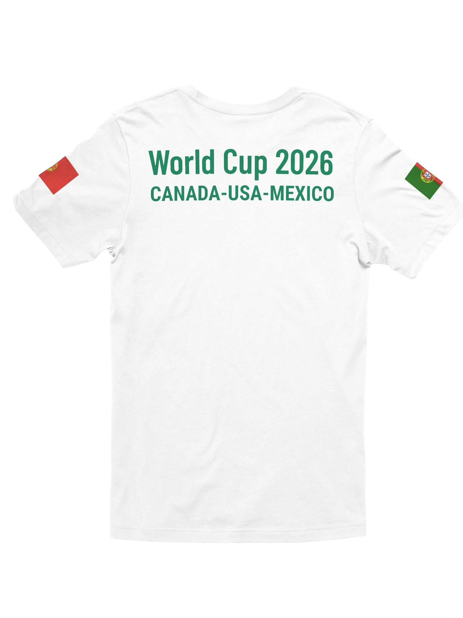 Portugal 2026 World Cup Flag T-Shirt - Supporter Edition - Canada-USA-Mexico Championship Kit product image (14)