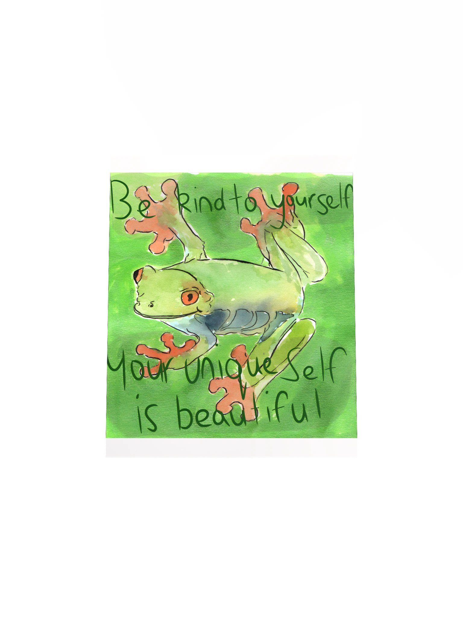 Froggie Affirmation 2 Print product image (13)