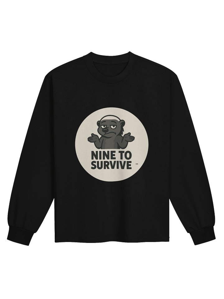 Nine to Survive Long-Sleeve T-Shirt: Premium NTS Badger Logo Long Sleeve Tee product image (3)