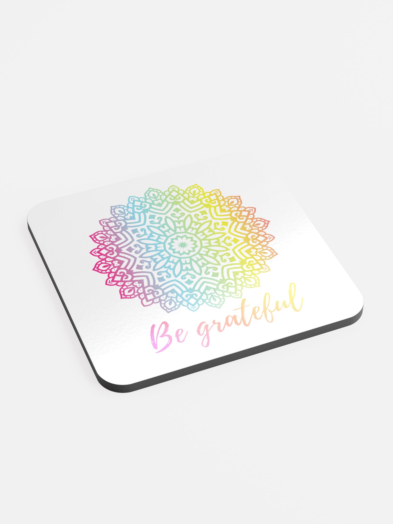 ''Be grateful'' mandala coaster product image (2)
