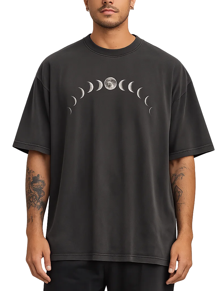 Lunar Progressions // Ethereal Moon Phase Box Tee product image (2)