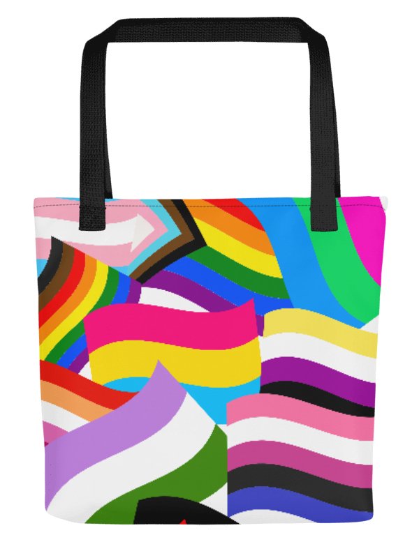 Pride flags tote bag product image (1)