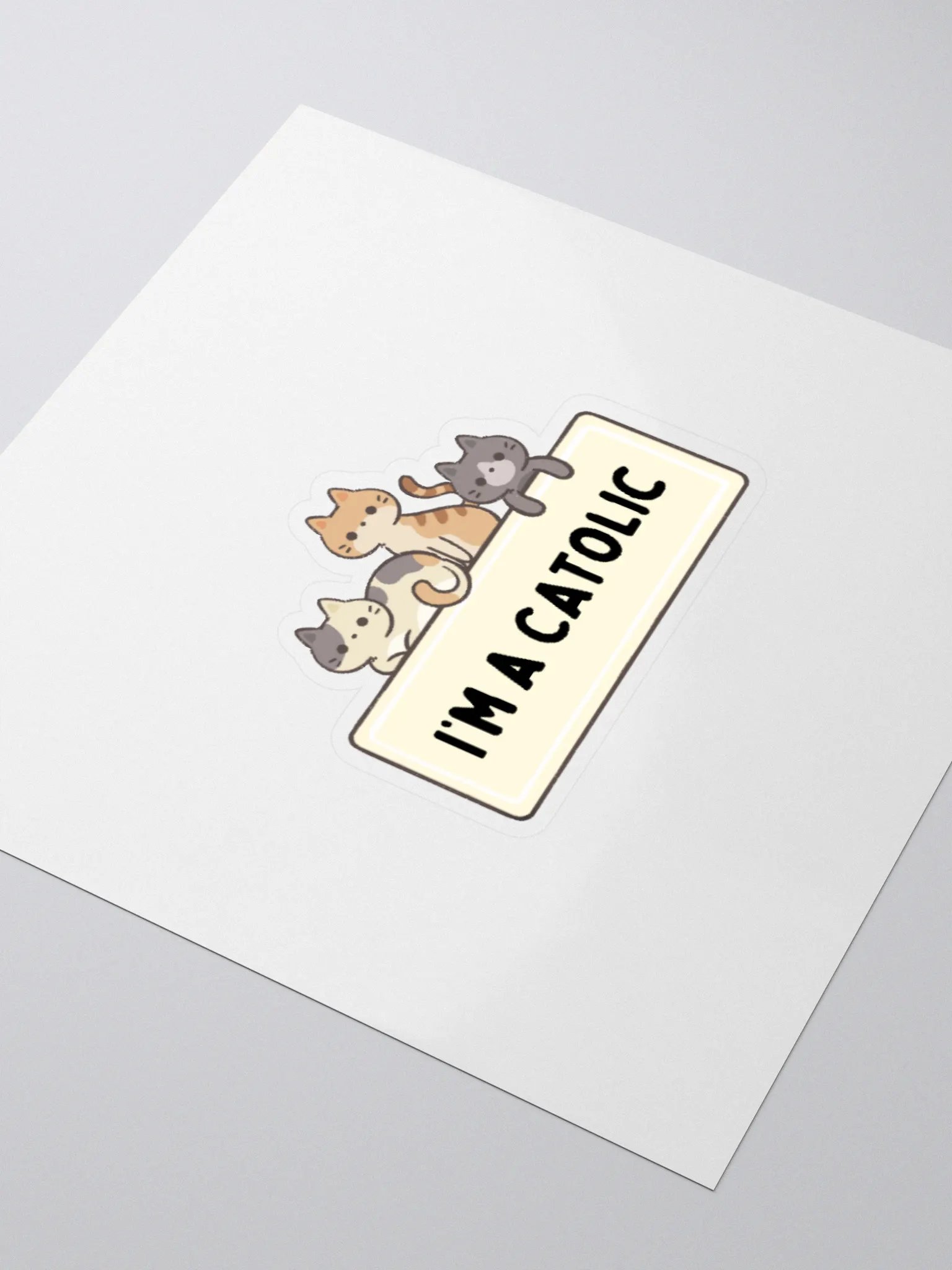 Catolic Cuties Sticker Pack product image (10)