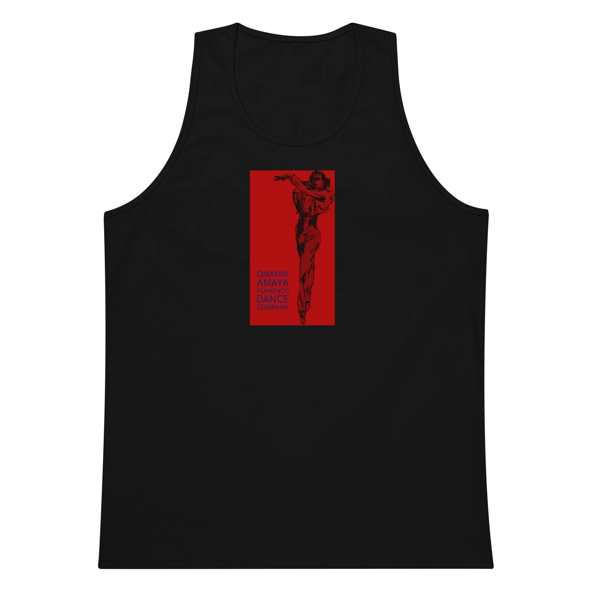 "Carmen" Unisex sleeveless T-Shirt - Red/Black product image (6)