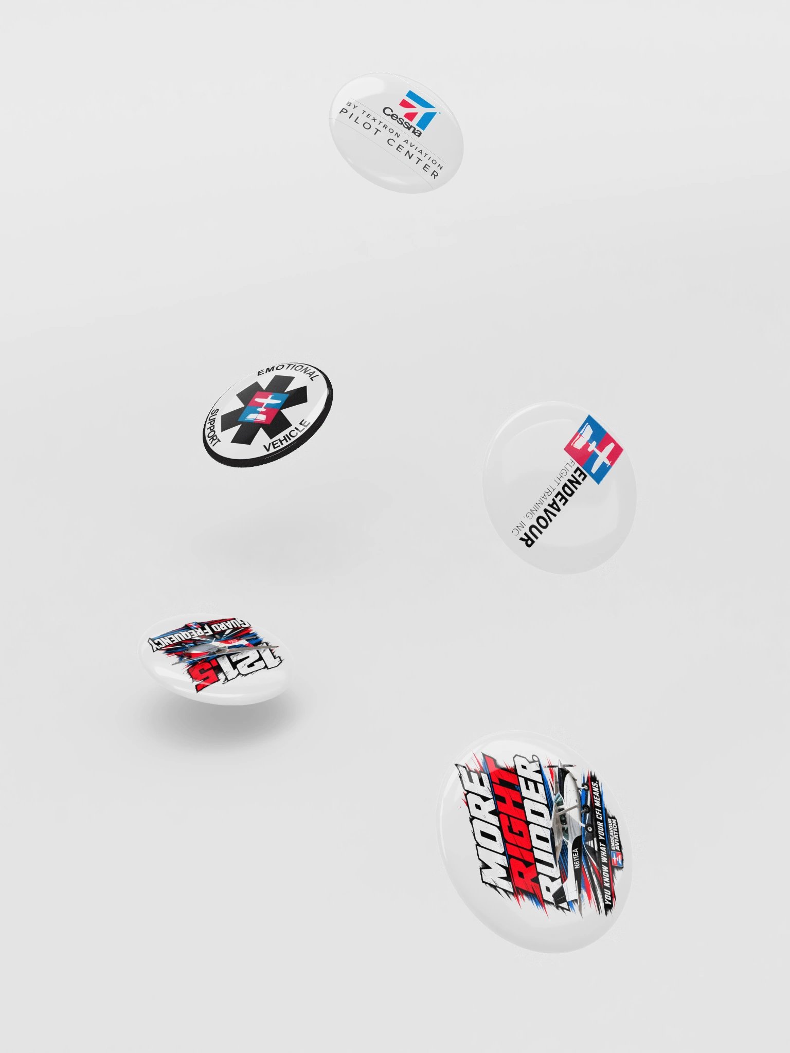 Endeavour Aviation | Pilot Button Pin Collection – 5-Pack product image (9)