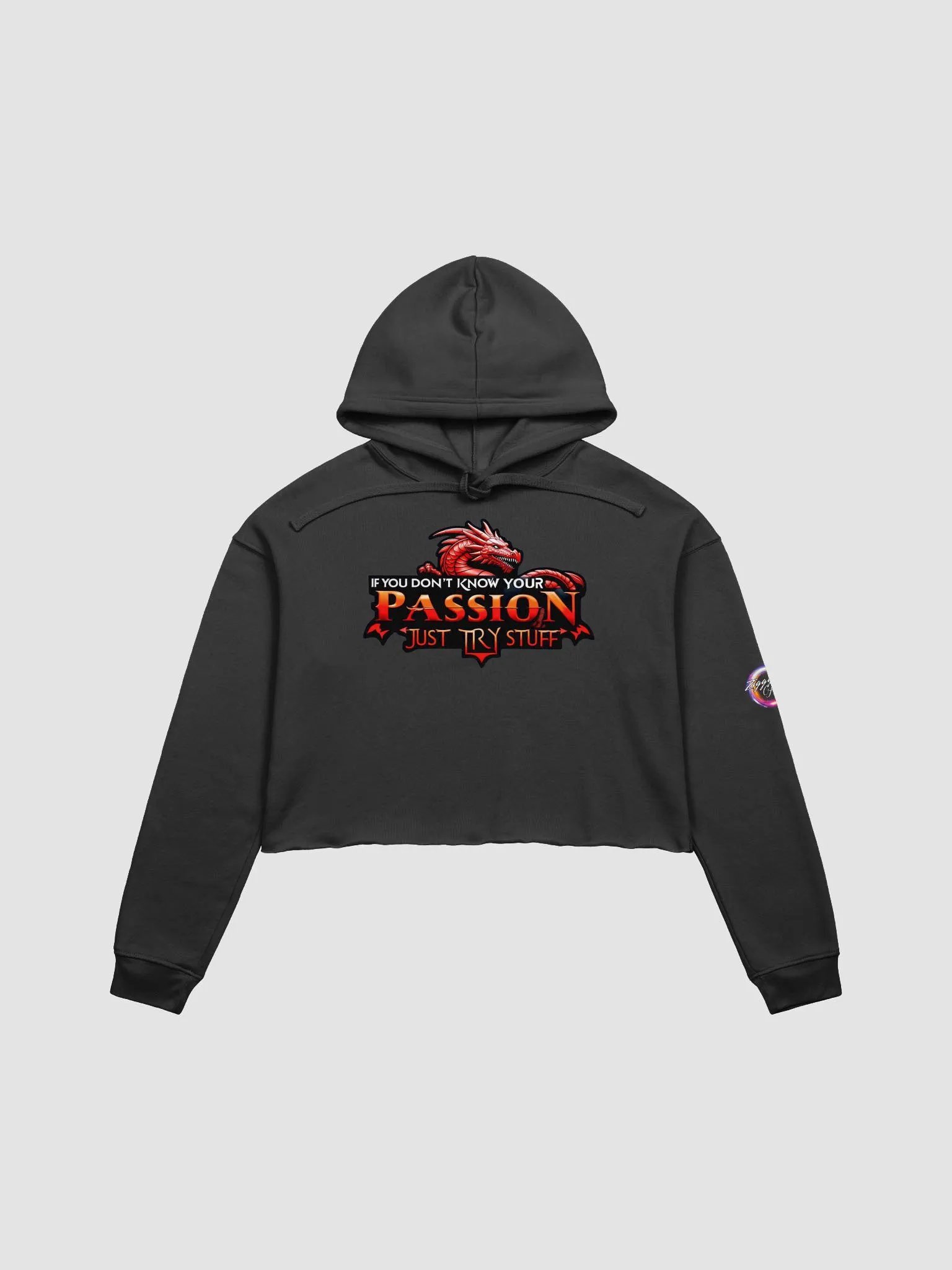 Try Stuff Crop Top Hoodie product image (1)