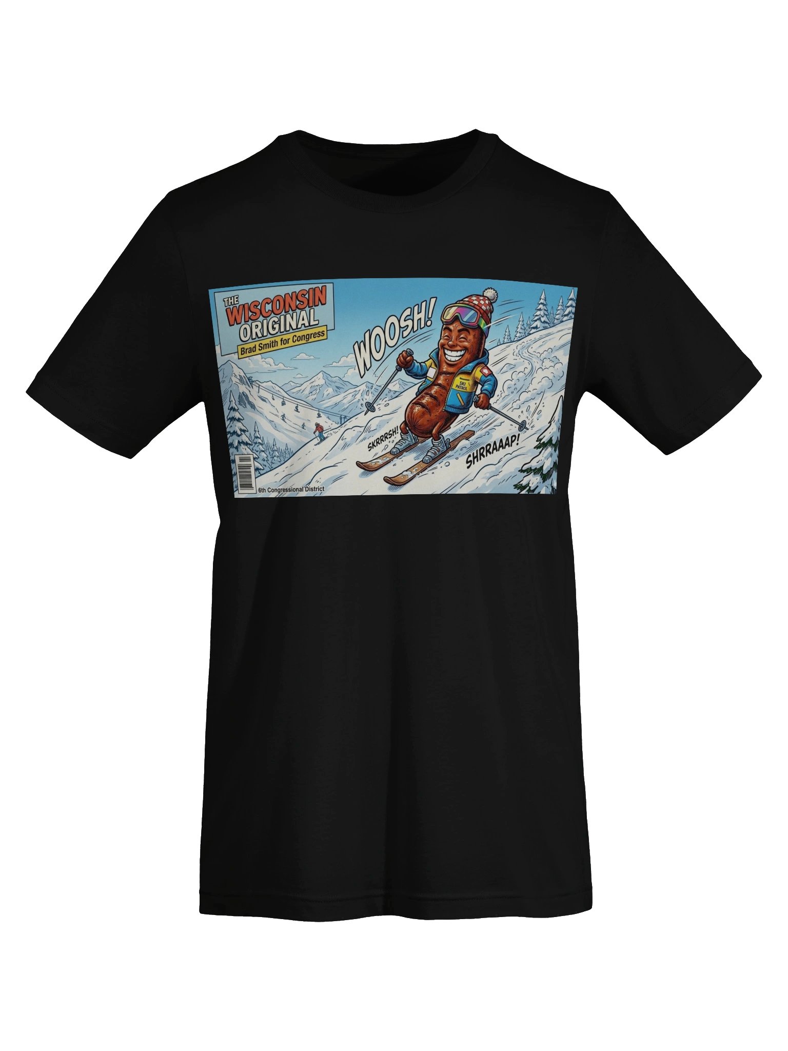 The Wisconsin Original Brat Ski Tee product image (7)