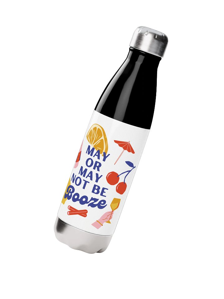 Whimsical Booze-Themed Stainless Steel Water Bottle product image (4)