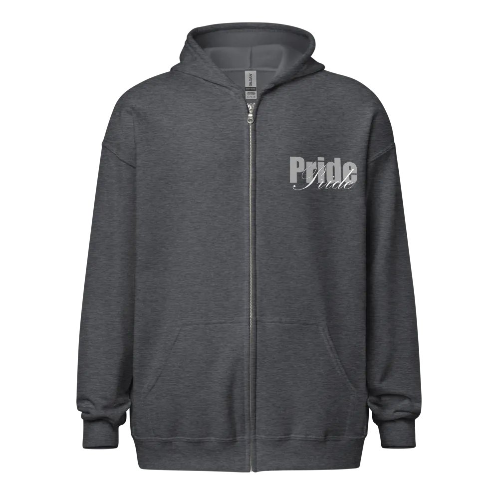 Crystal Pride Heart Zip-Up Hoodie product image (2)