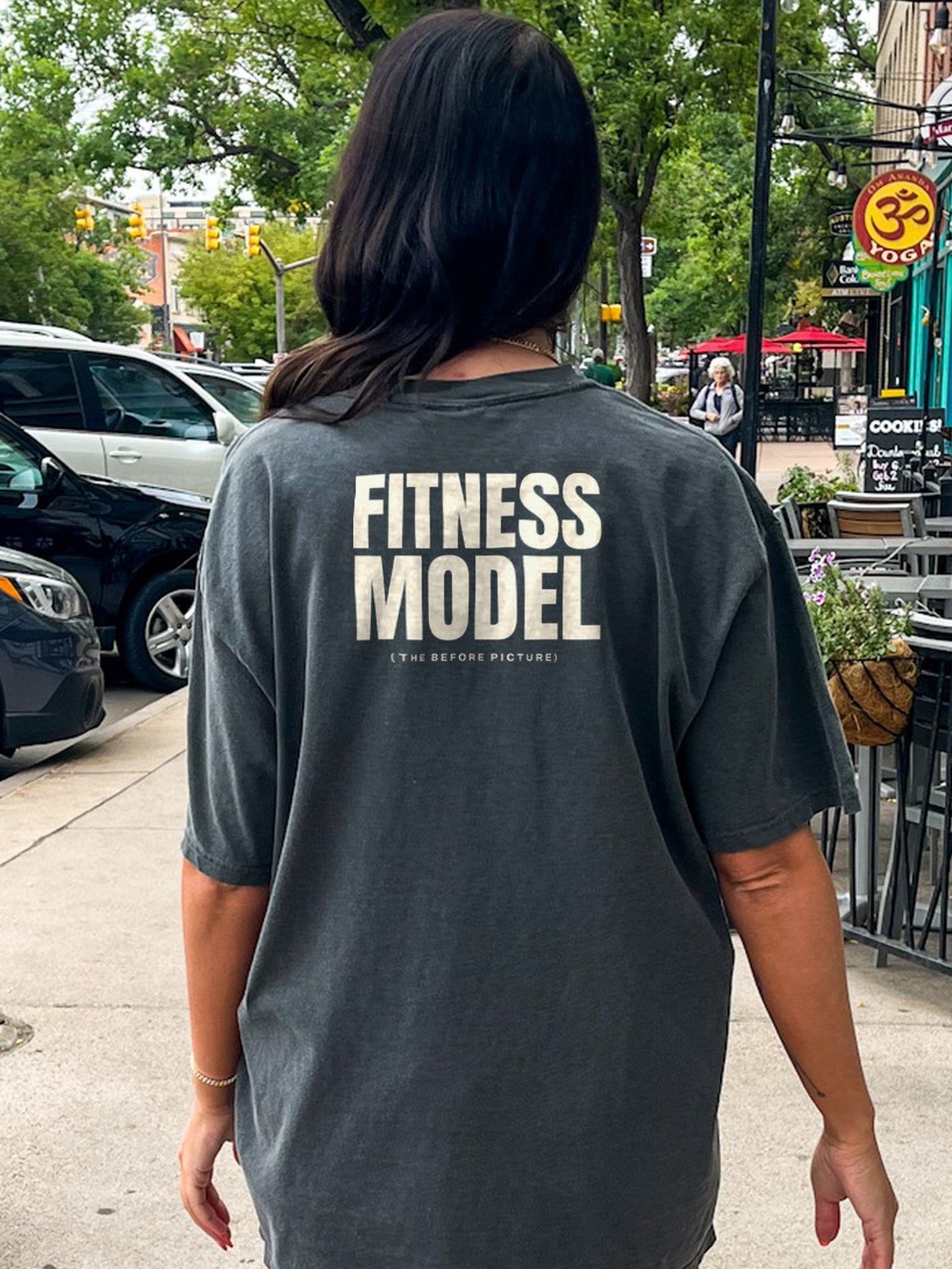 Fitness Model (The Before Picture) Oversized Gym Tee | Pump Cover product image (1)