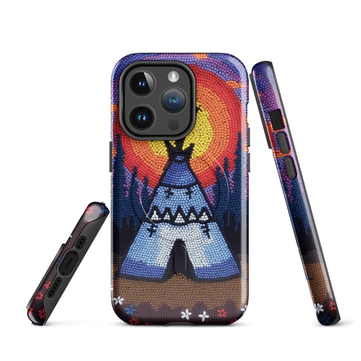 Sunrise Teepee Faux-Beaded iPhone® Case product image (3)