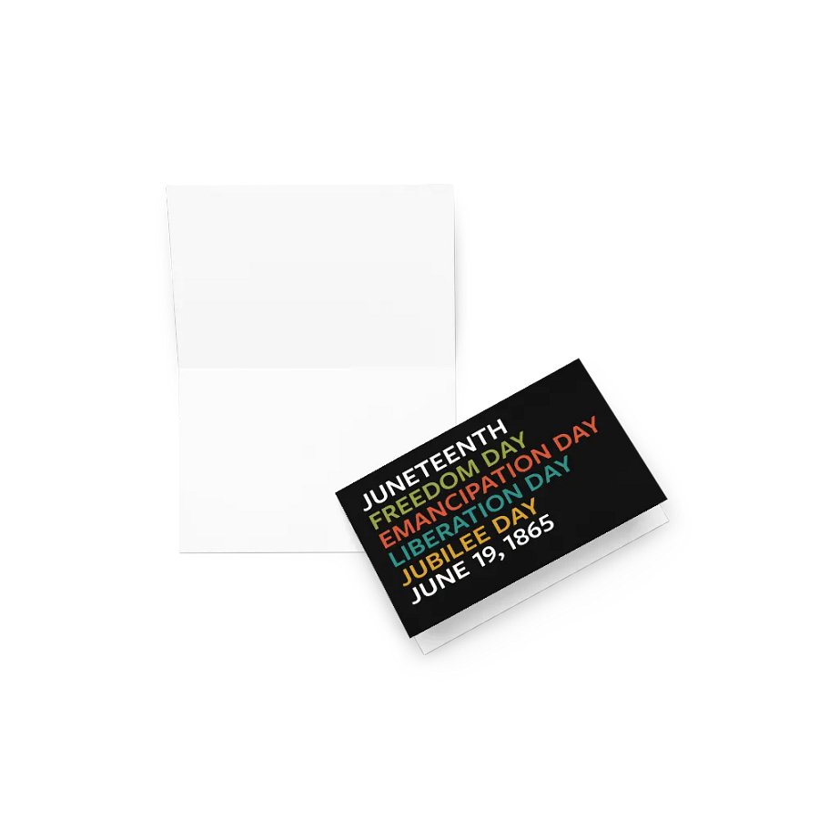 Emancipation Day Greeting Card Image 2