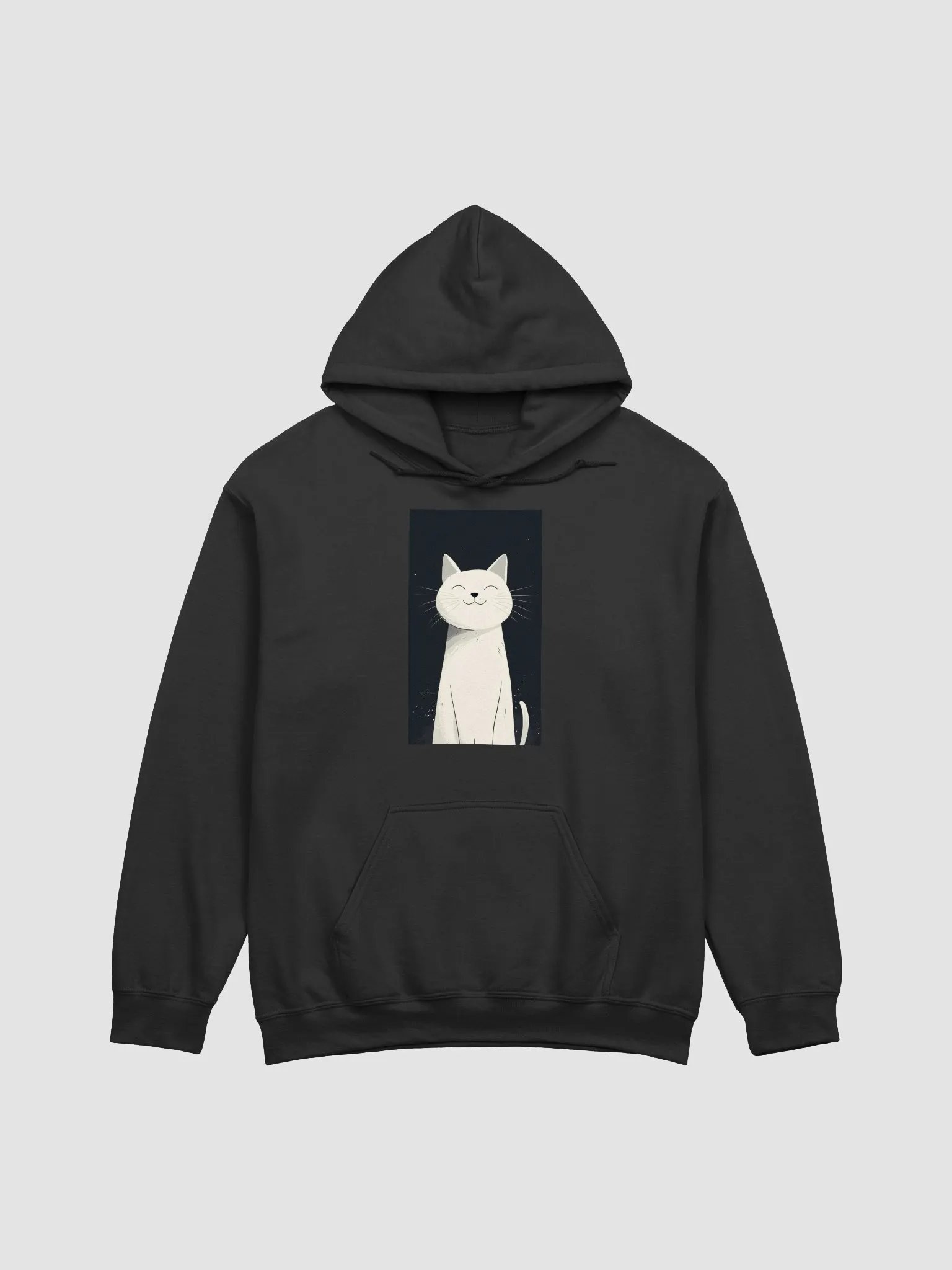 White Cat Cartoon Hoodie product image (6)