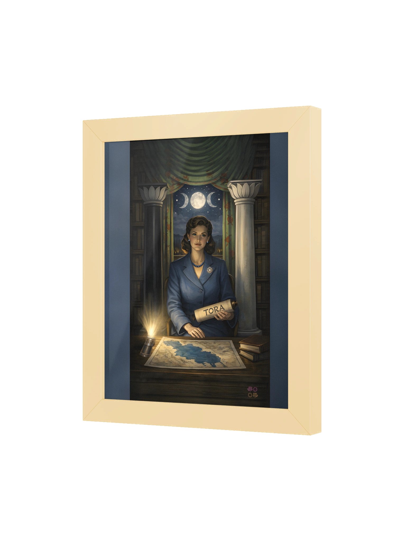 2 The High Priestess Tarot Art Framed Poster product image (3)