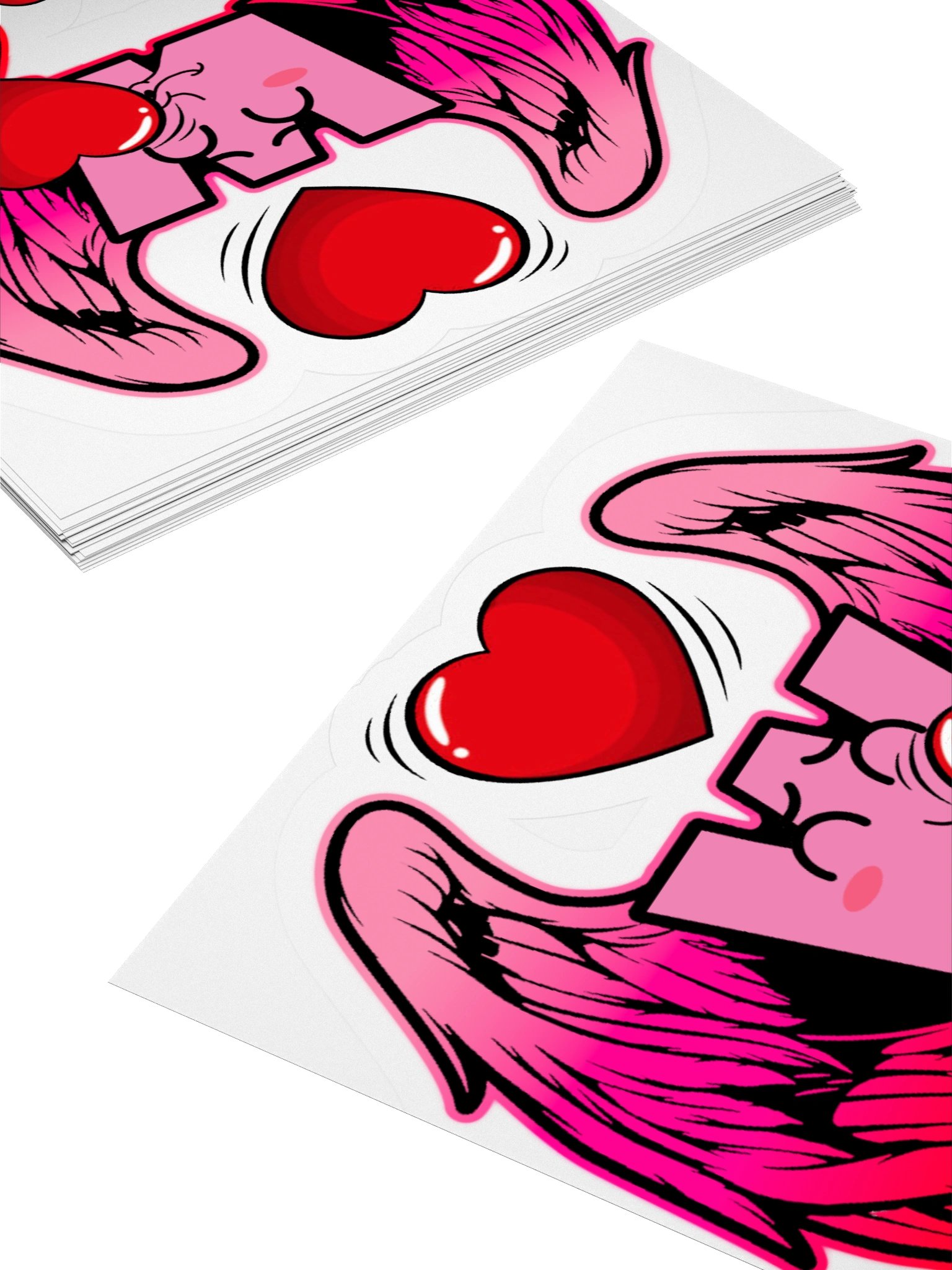 Whimsical Winged W Sticker product image (10)