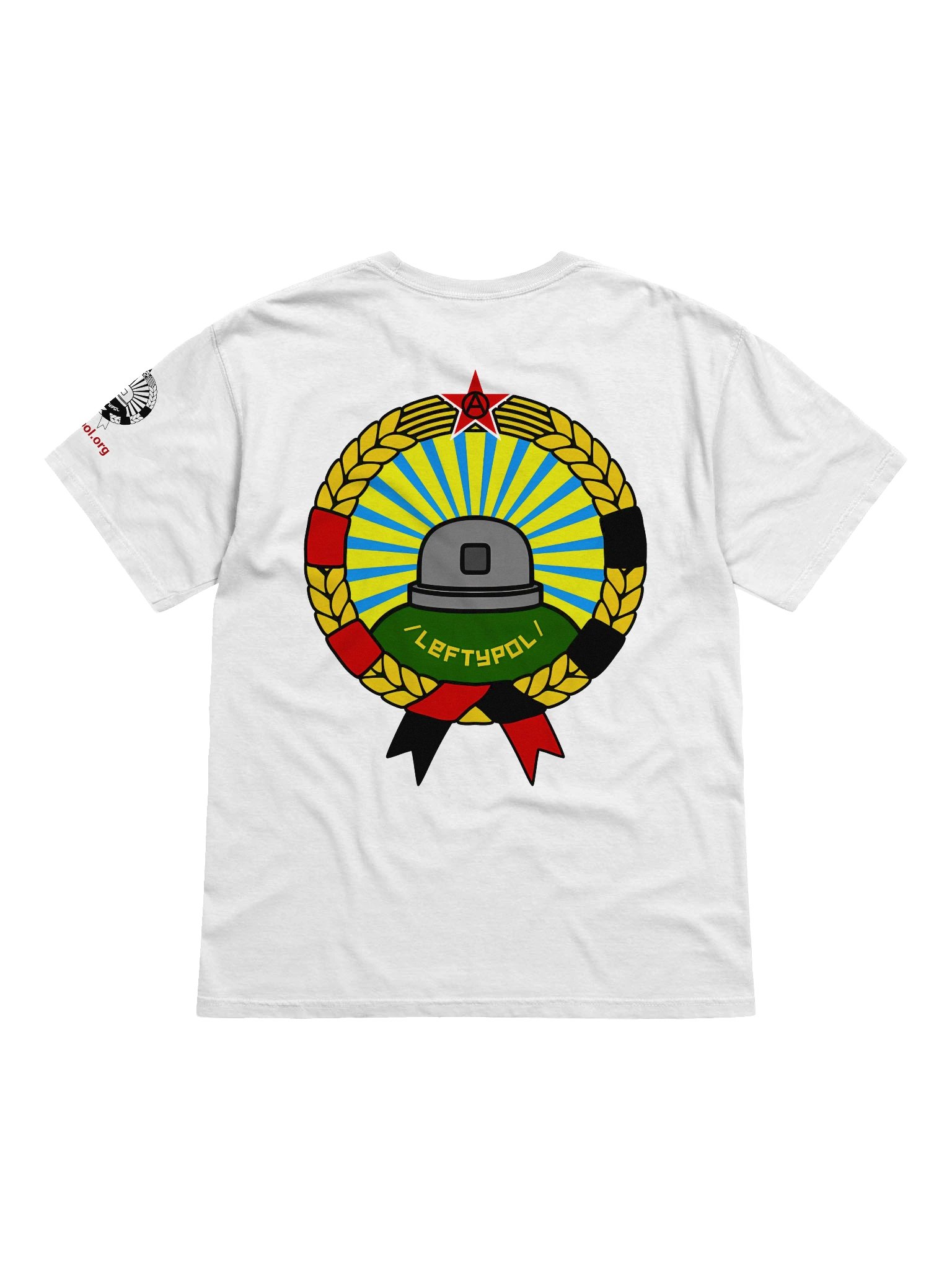 /leftypol/ - White T-Shirt product image (2)