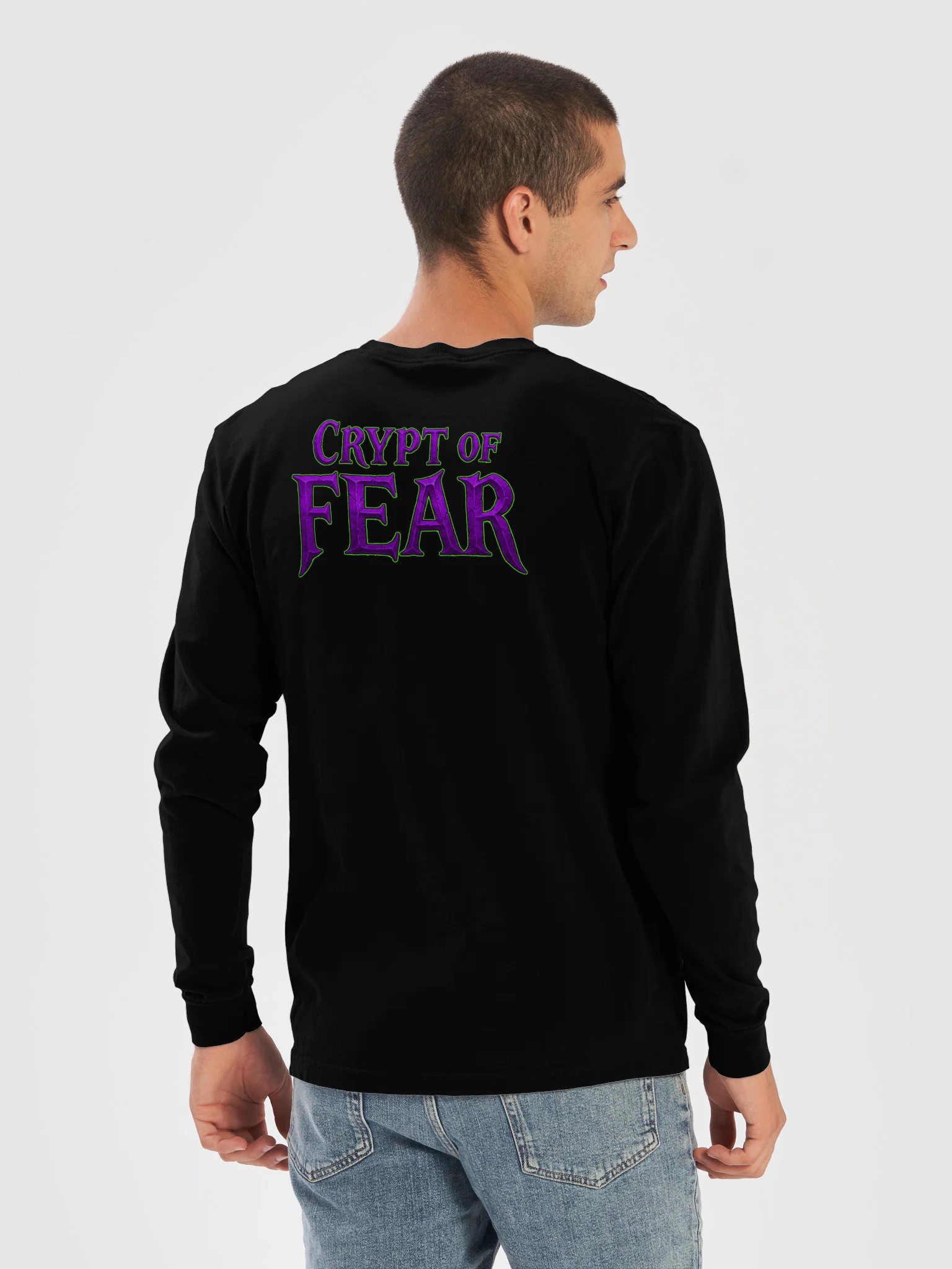 CRYPT OF FEAR Horror Long Sleeve Shirt product image (6)