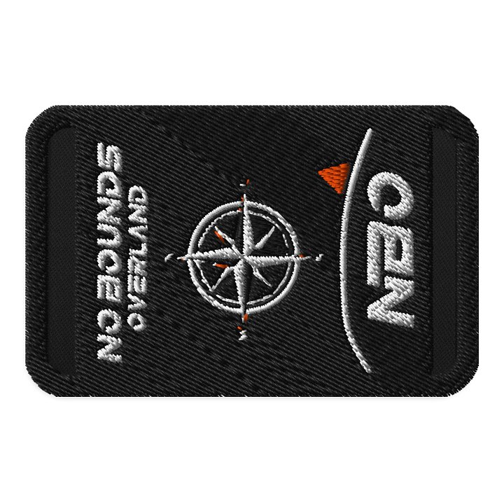 NBO Compass Embroidered Patch product image (1)