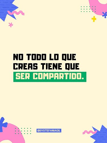 Mensajes domingueros 😉 que te sirvan para crear sin presión (o tal vez es un mensaje para alguien de tu entorno. ¡Compártelo ...