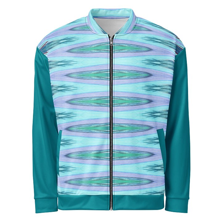 "Stride" on Bomber Jacket (green accents) product image (1)