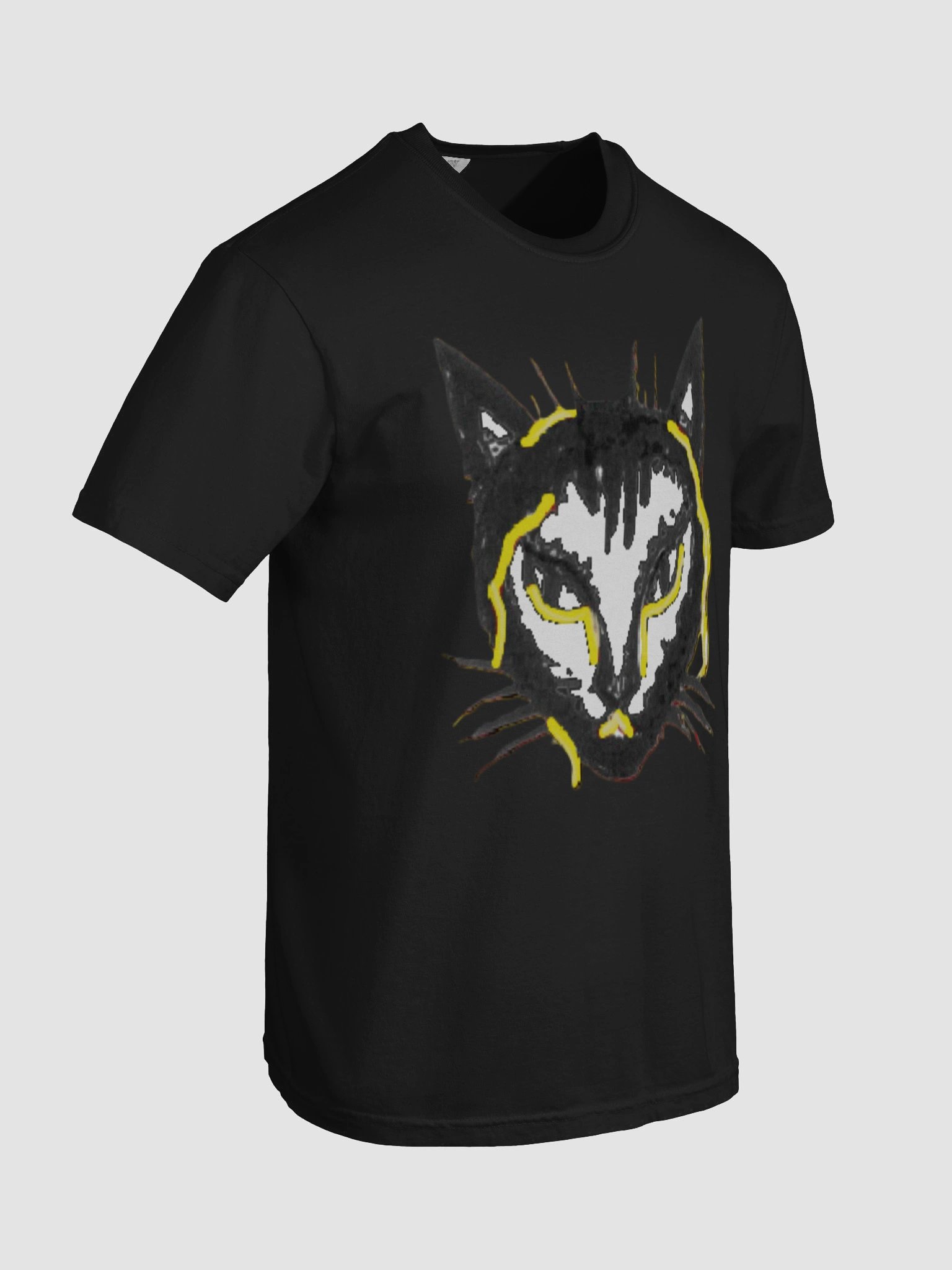 Mustard NecroCat T-Shirt product image (8)