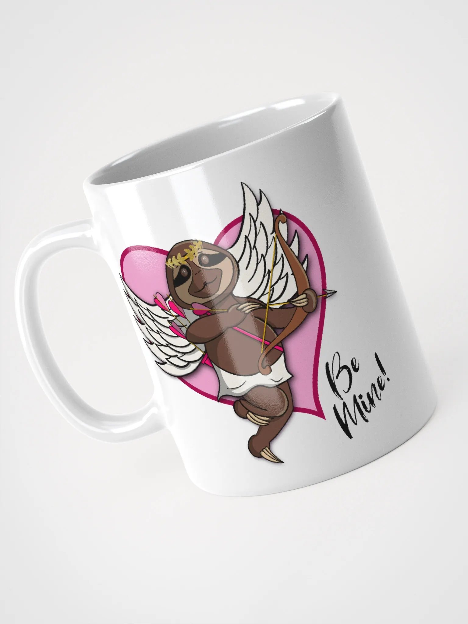 Be Mine Cupid Sloth Mug product image (6)