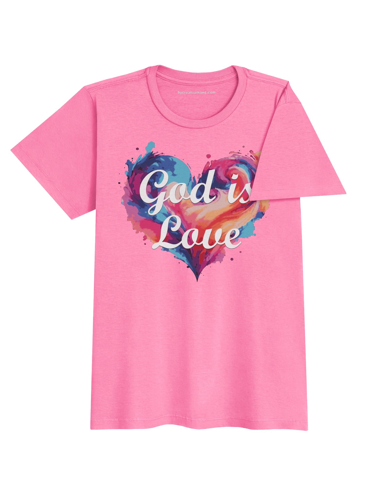 God is Love (Swirling Heart) T-Shirt product image (12)