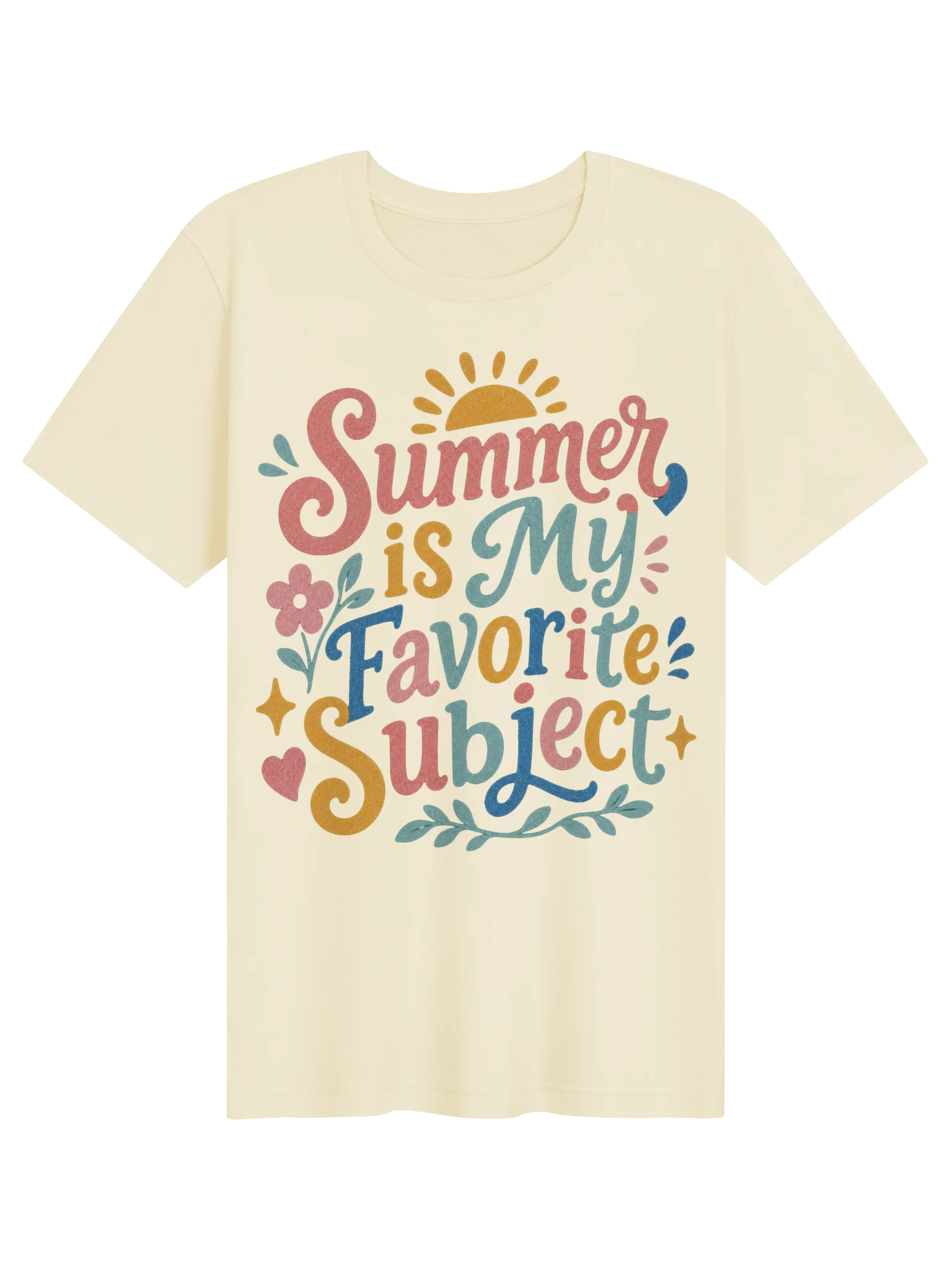Summer is My Favorite Subject Tee | Summer T-Shirt product image (41)