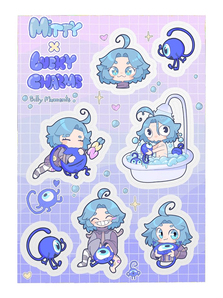 Mitty X Lucky Charms Silly Moments - Sticker Sheet product image (1)