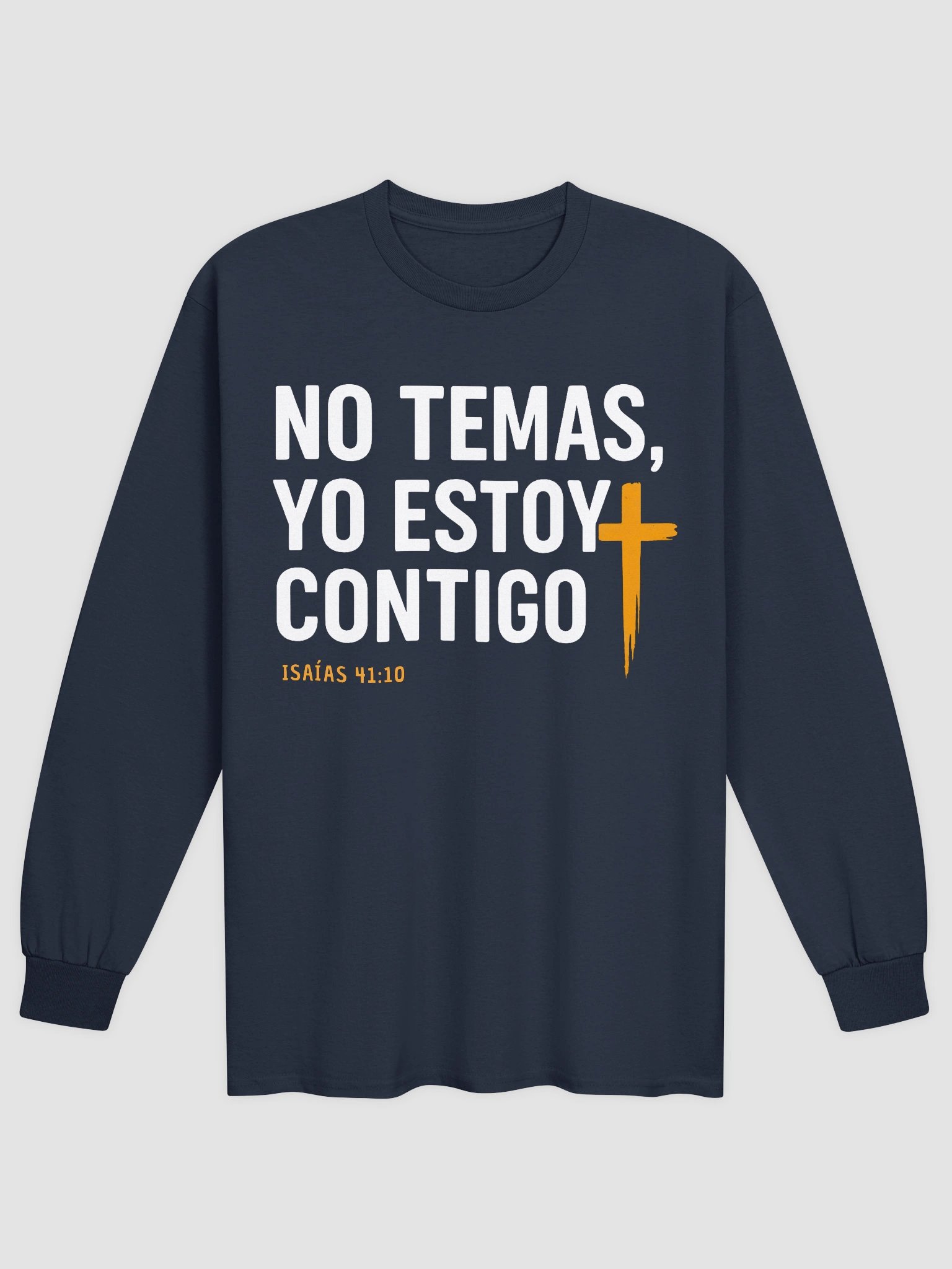 Camiseta Unisex Manga Larga | No temas yo estoy contigo product image (1)