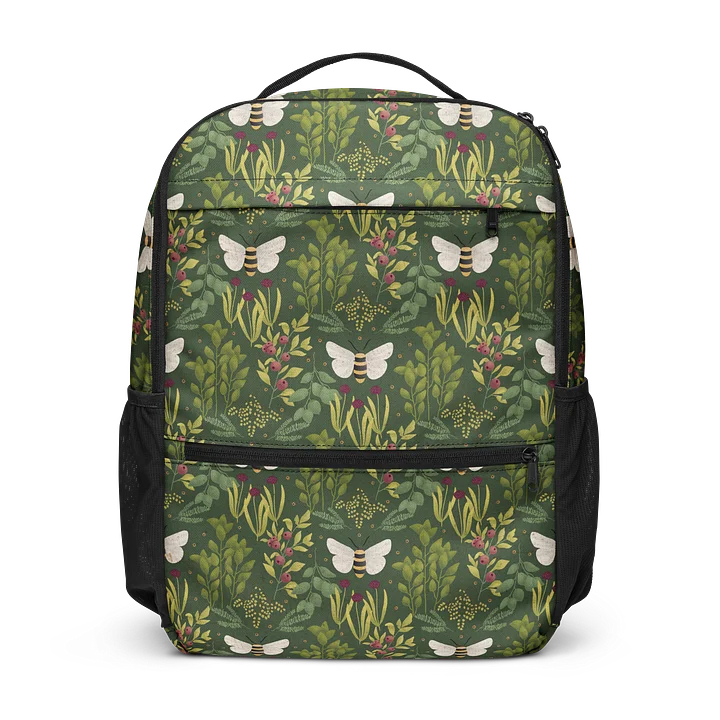 Bees and Foliage Utility Backpack product image (1)