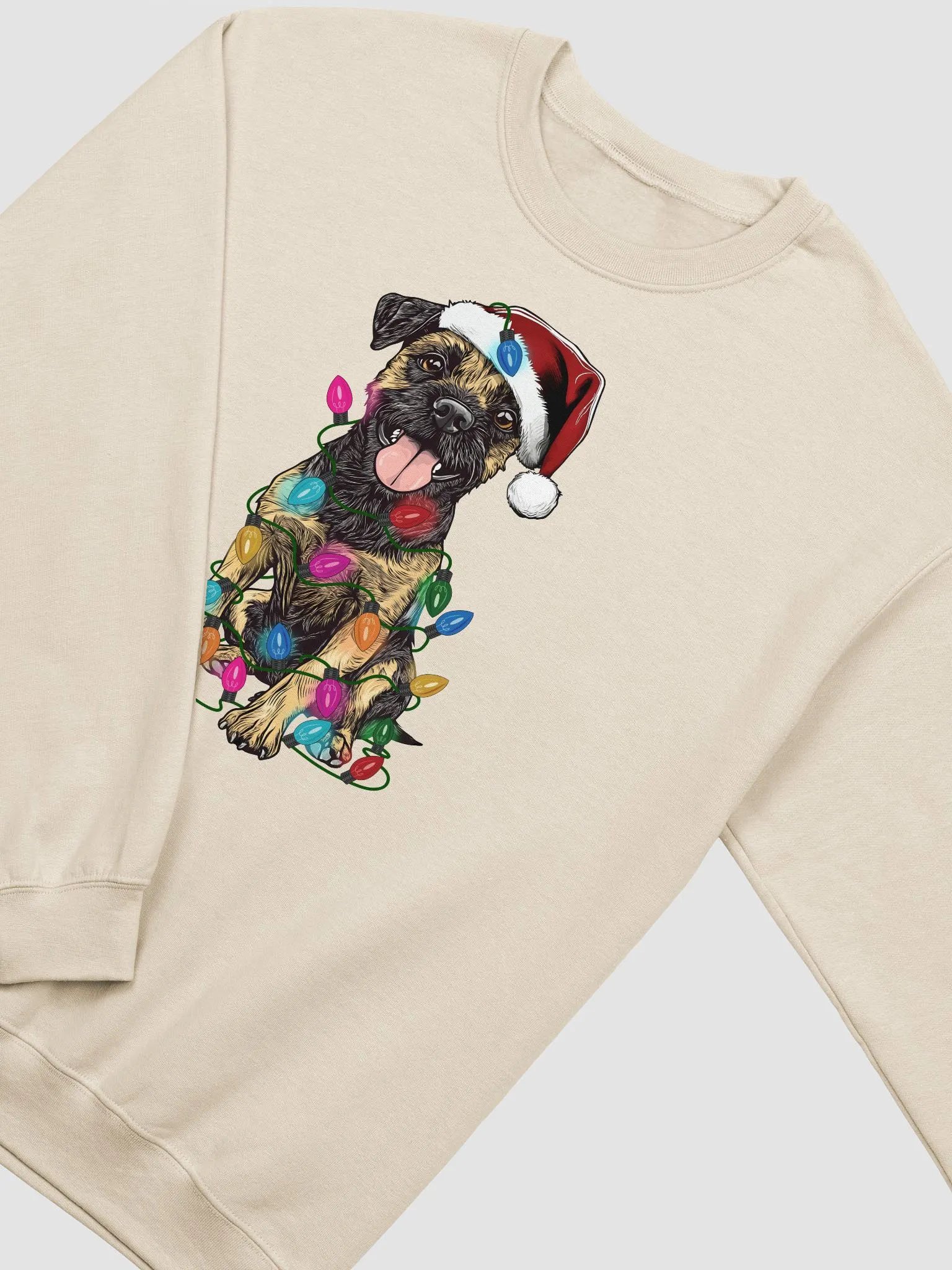 Funny Border Terrier(Black & Tan) Christmas Sweatshirt product image (23)