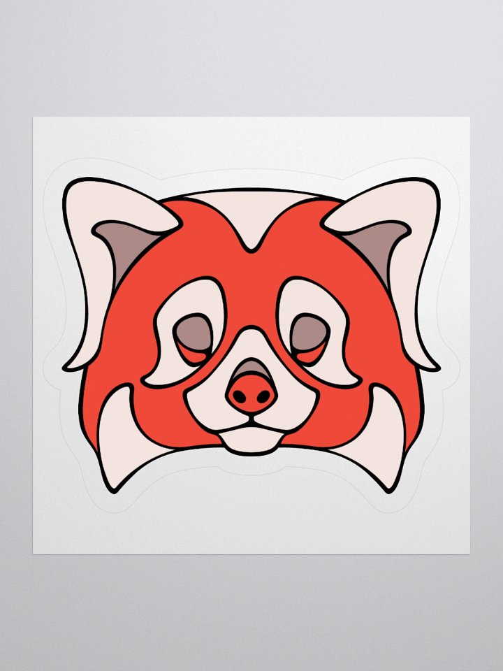 Red Panda - Small/Medium Kiss Cut Sticker product image (1)