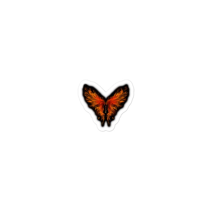 "RISE" Phoenix Wings Sticker product image (1)