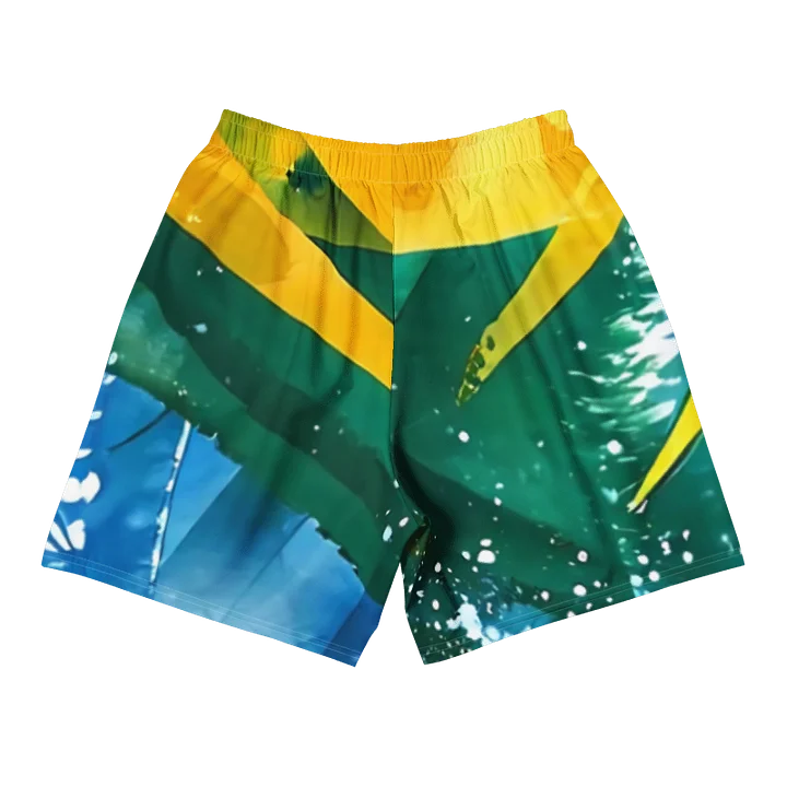 SVG Vintage Sport Diplomat Print - Caribbean Apples | Athletic Long Shorts product image (1)