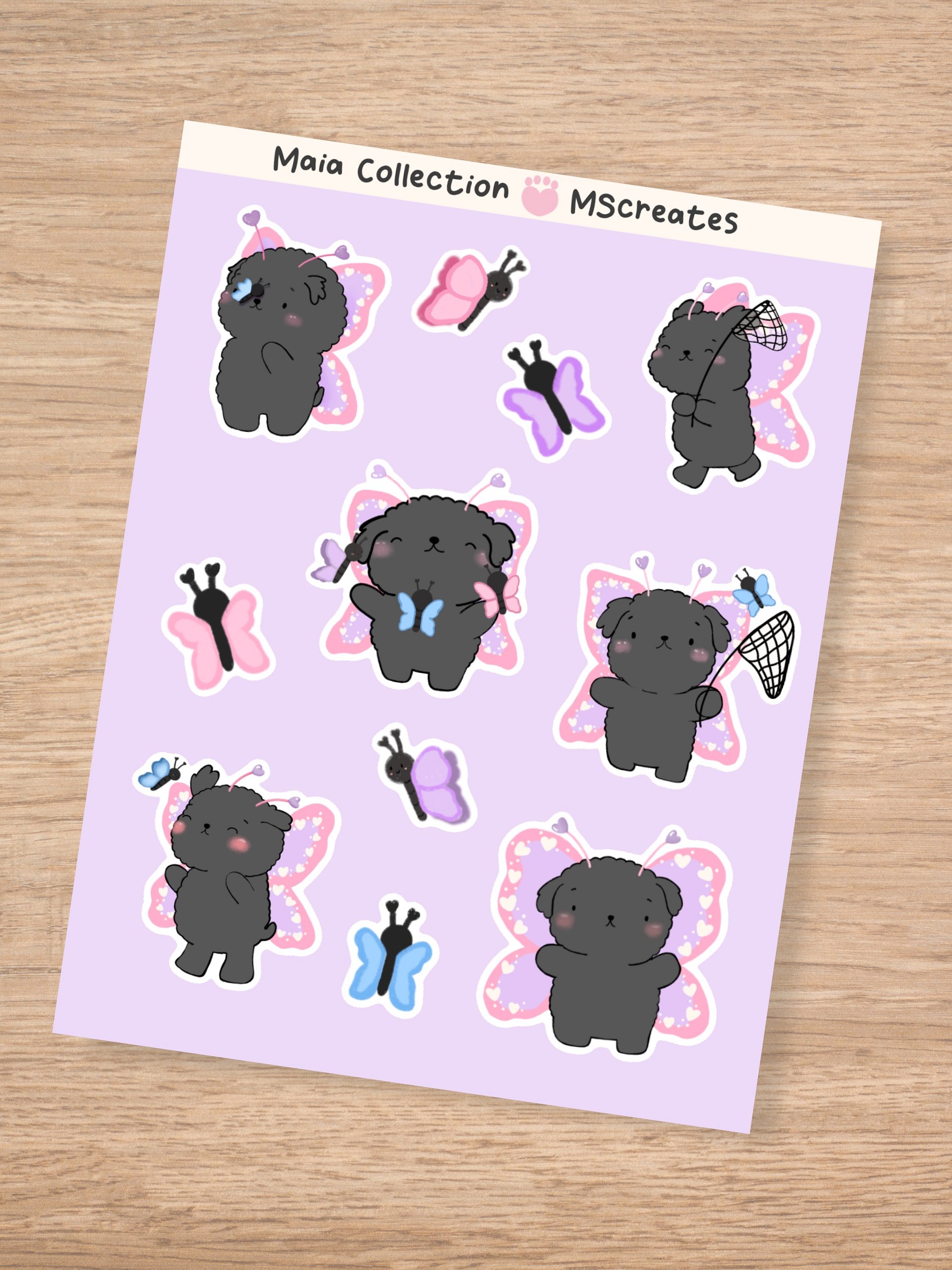 Maia the Butterfly Sticker Sheet product image (2)