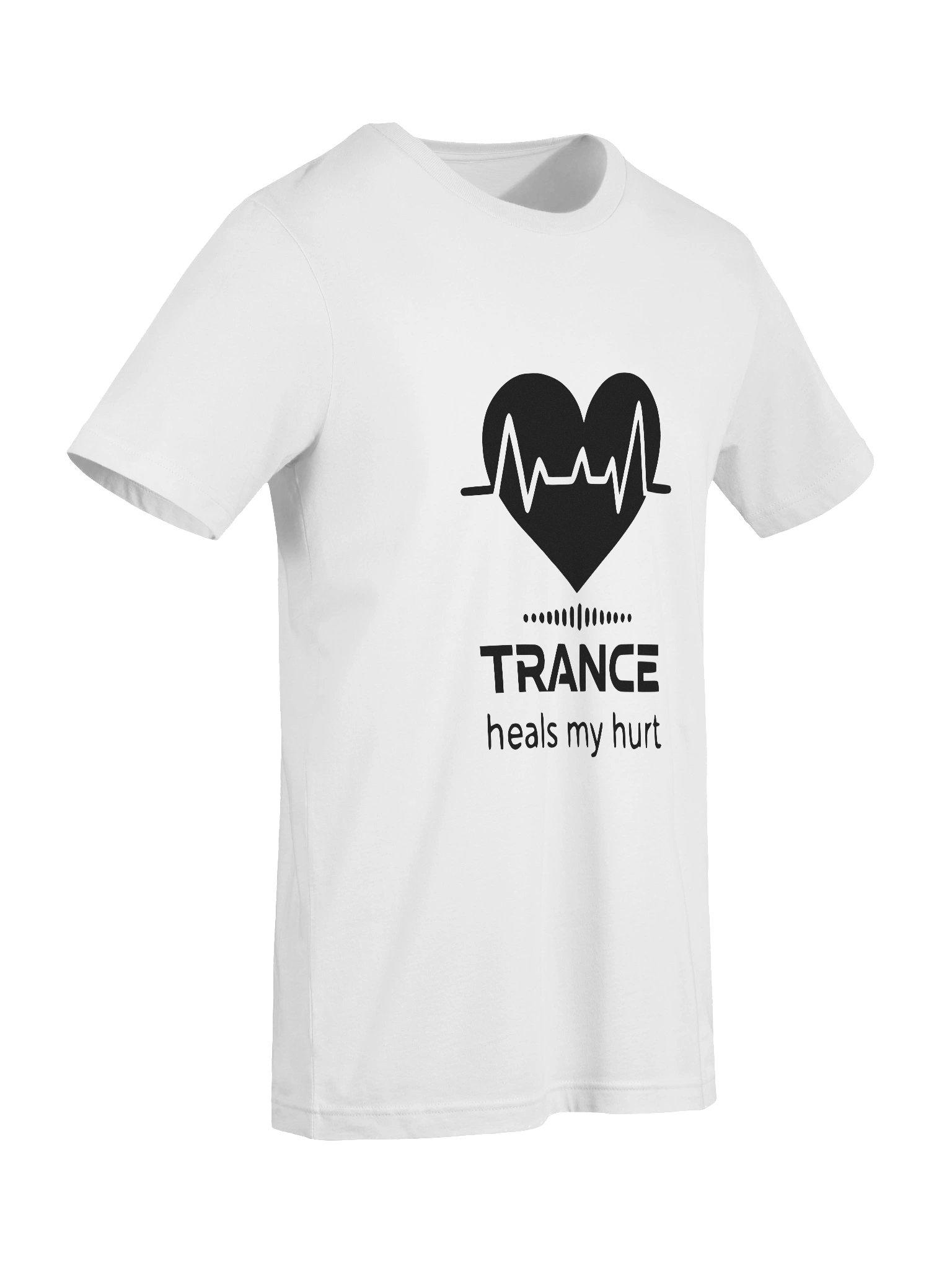 Trance heals my hurt color Black Logo product image (9)