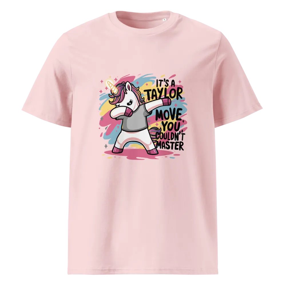 Dabbing Unicorn Taylor Move Organic Cotton T-Shirt product image (6)
