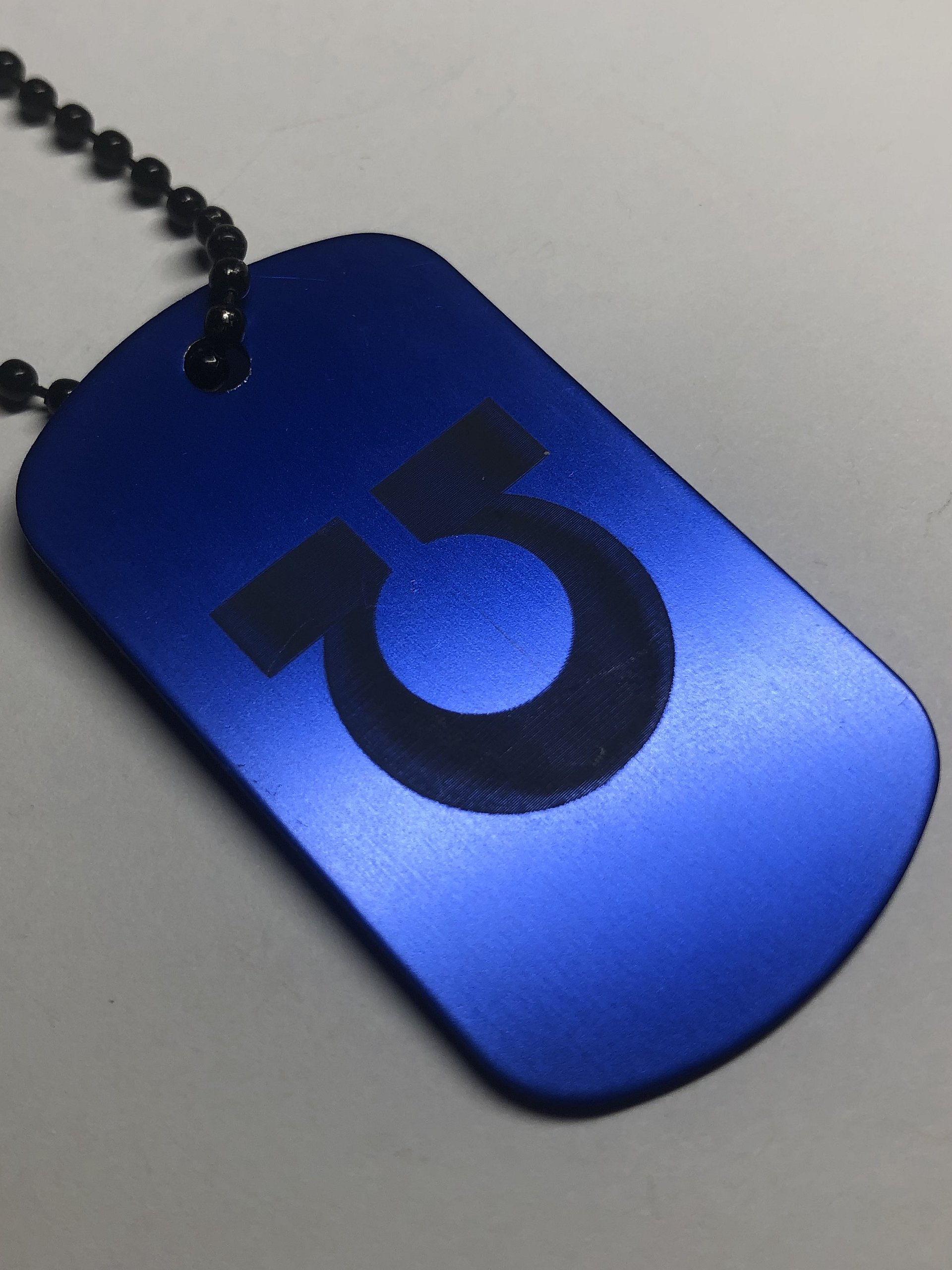 DISCIPLINE - Engraved Dog Tag Pendant Necklace product image (5)