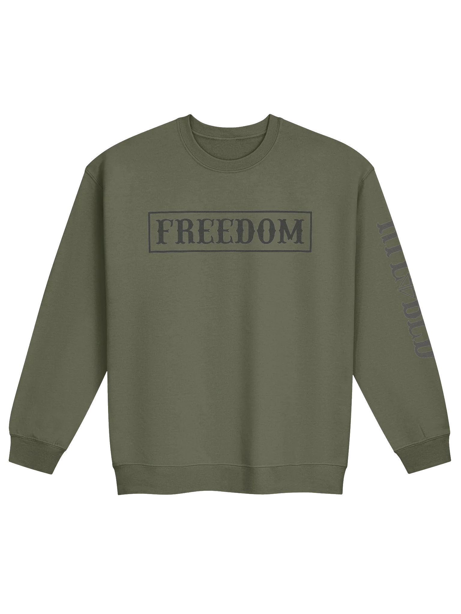 FREEDOM CREWNECK (BLACKLOGO) product image (1)