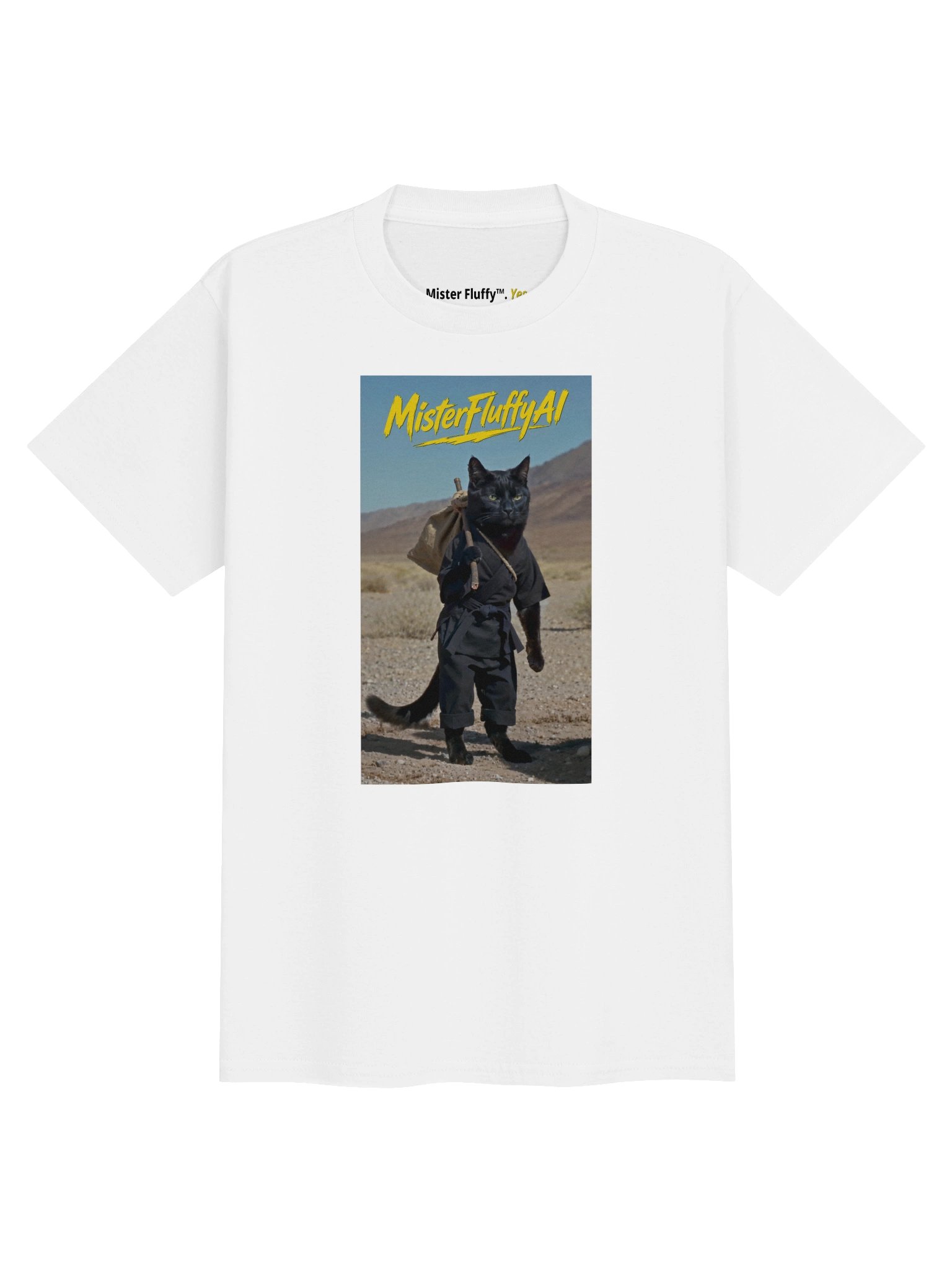 Mister Fluffy - Kids Tee (DTFx print) product image (1)
