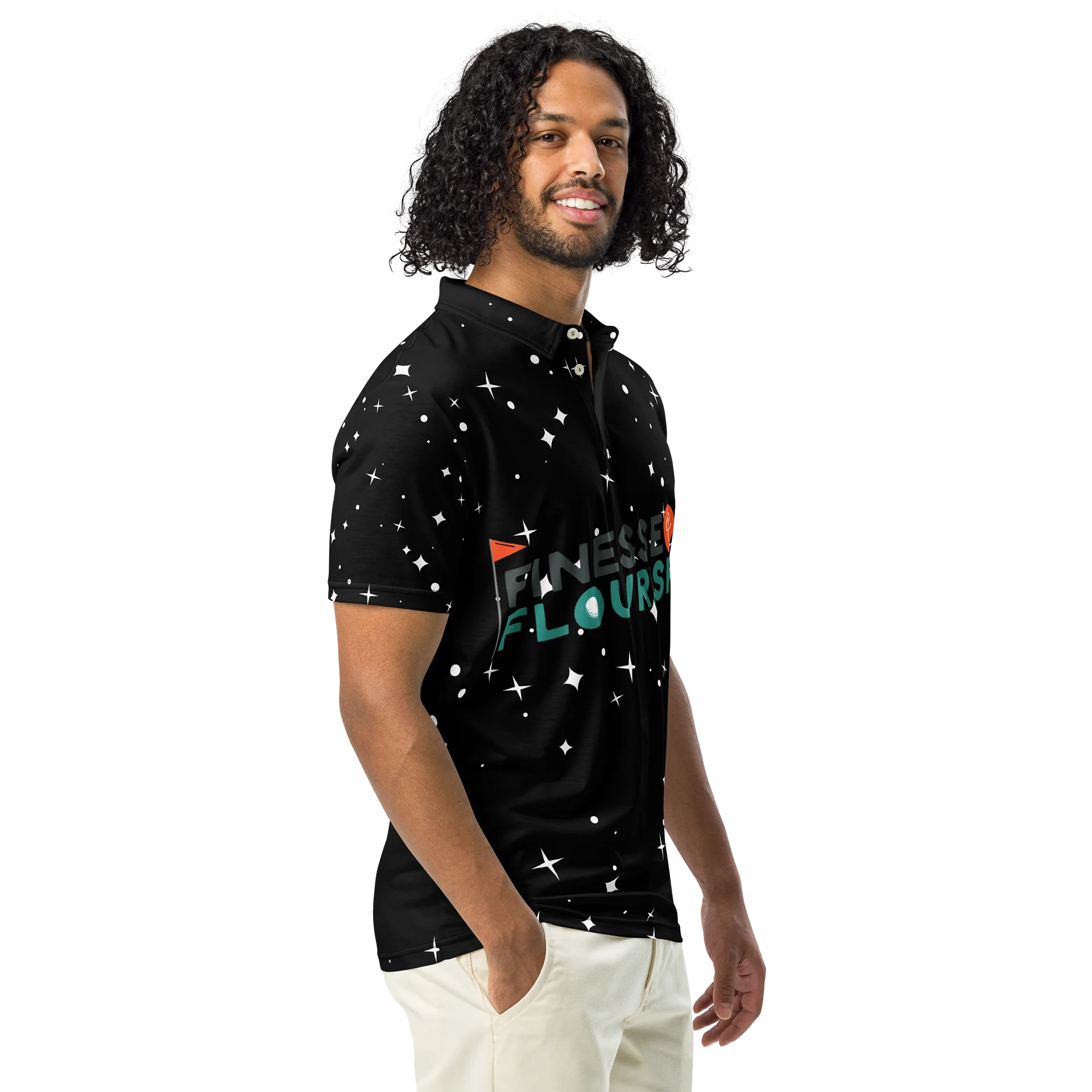 F&F Twinkle Slim Fit Polo Shirt product image (1)