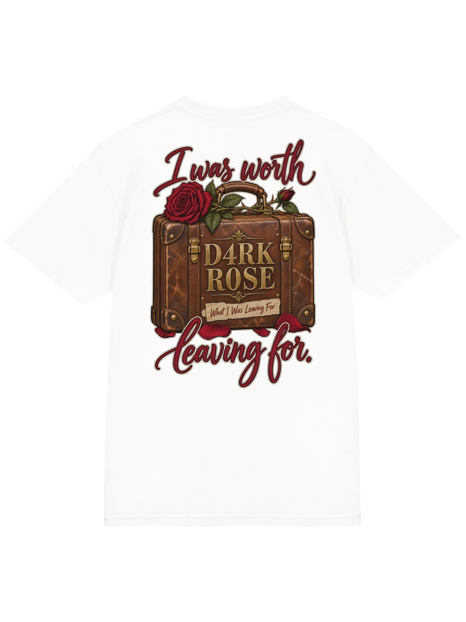 D4RK R0SE What I Was Leaving For Heavyweight T-Shirt product image (12)