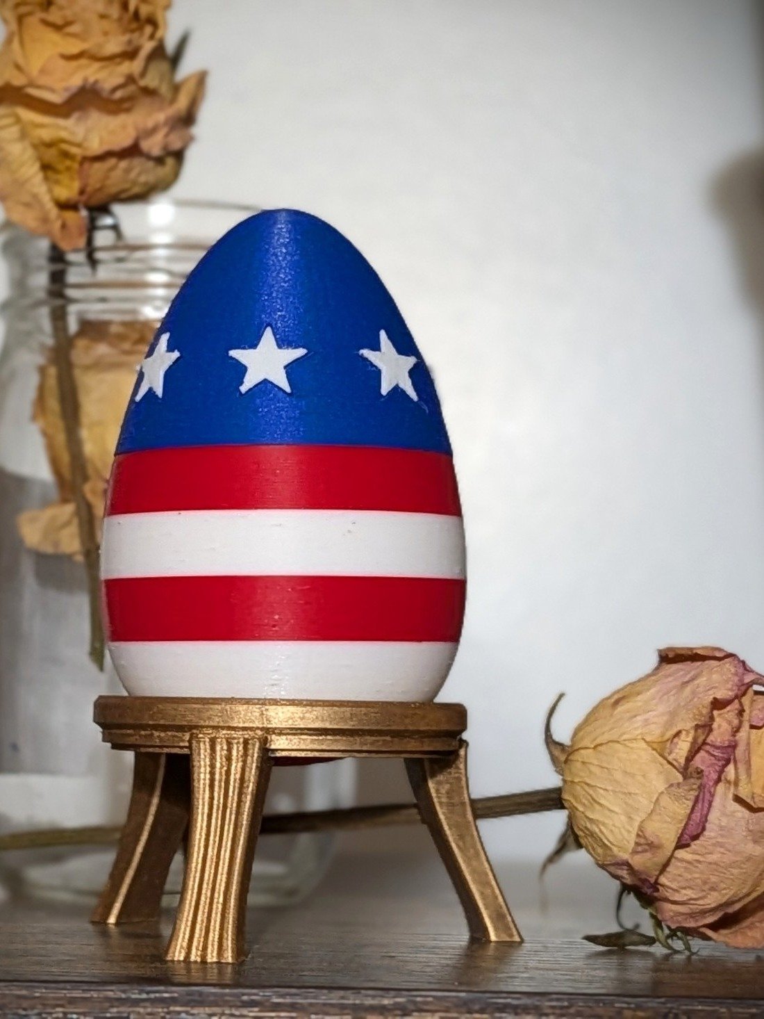 APBT Egg Decor | American Pit Bull Terrier Tile + Mini Scroll + Stand - Gift product image (4)