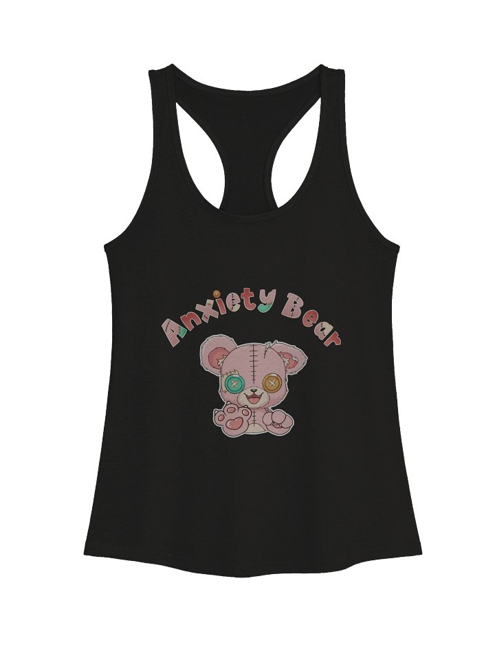 Anxiety Bear Women's Razorback Tank product image (1)