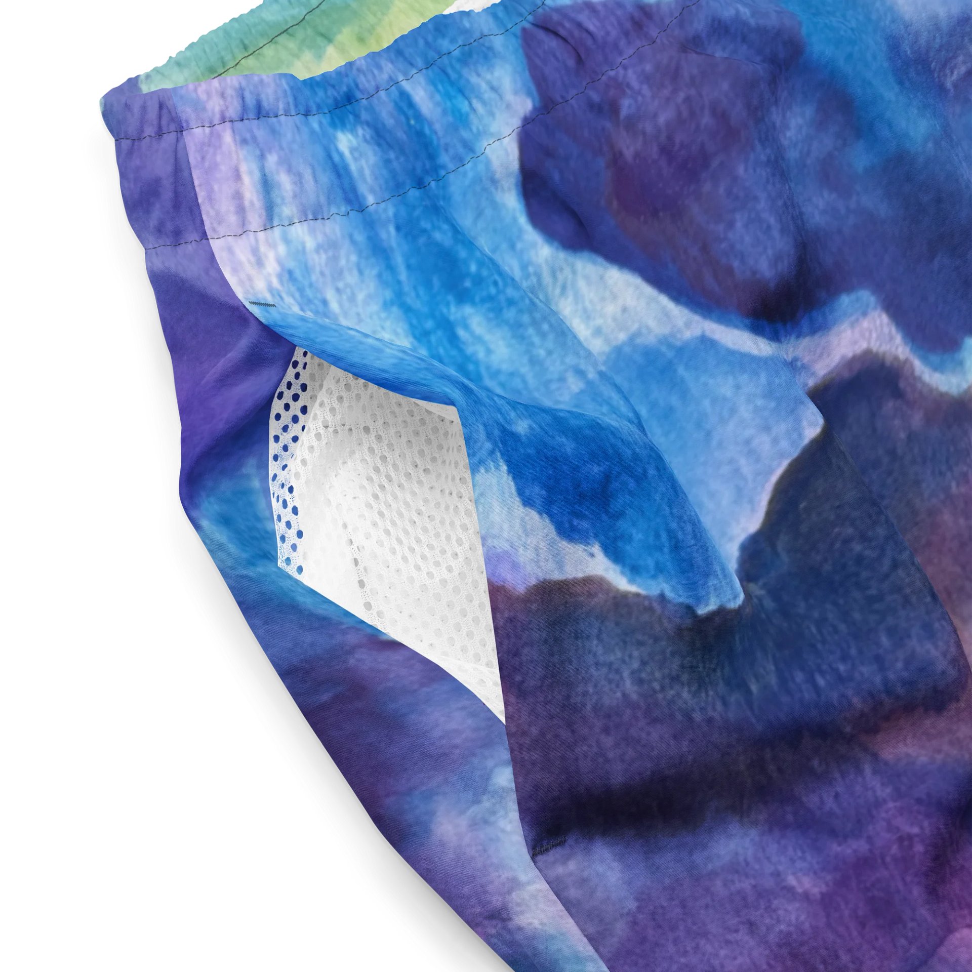 Bluesy Watercolor Men Trunks product image (4)