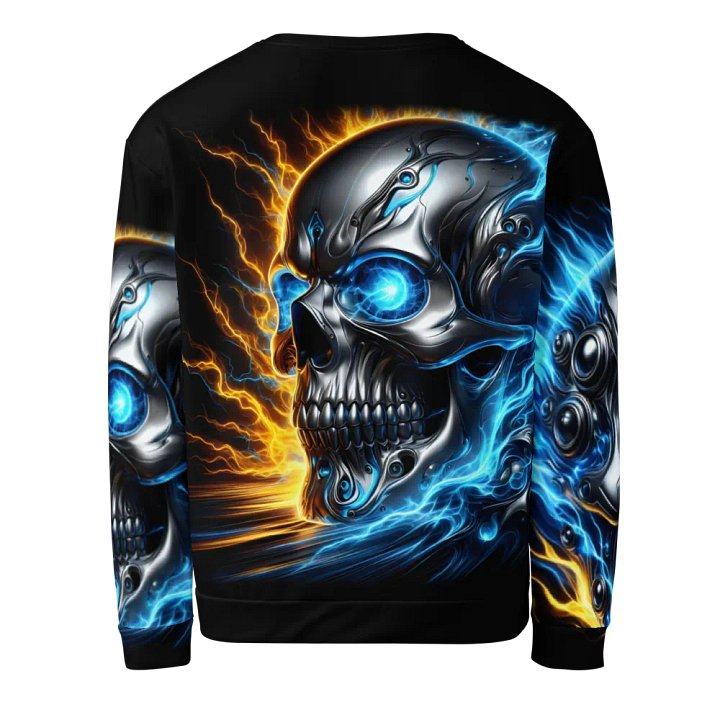 Ethereal Skull Glow - Unisex Sweatshirt #14 product image (2)