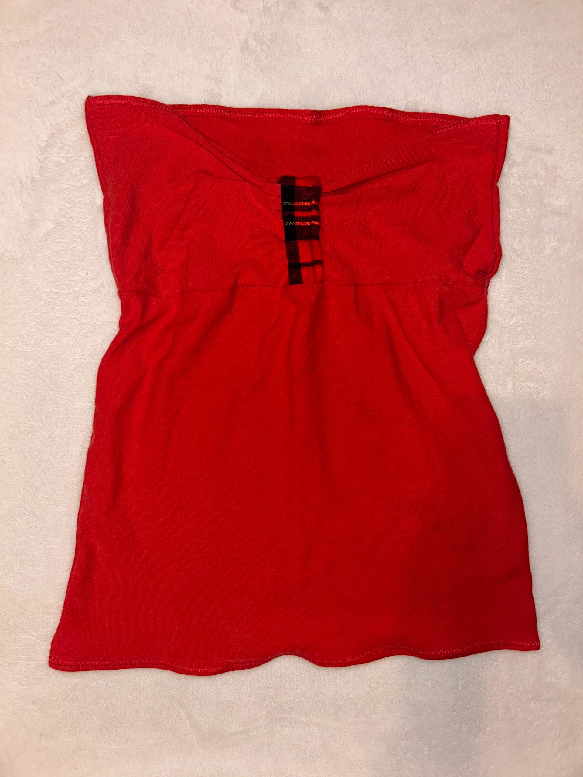 Red tube top product image (1)