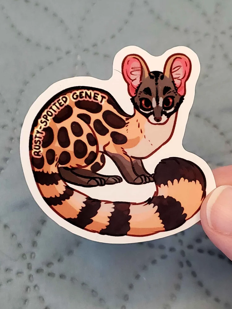Rusty-Spotted Genet Sticker product image (1)