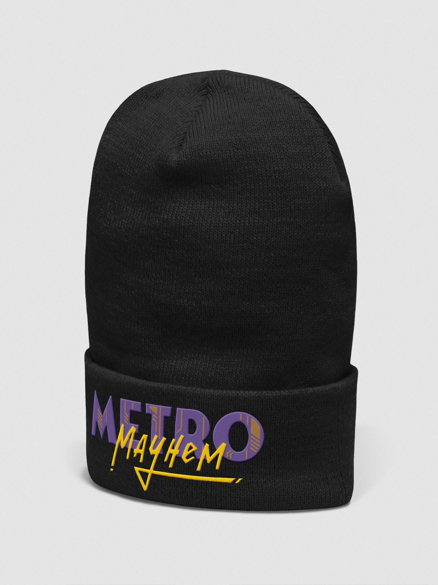 Metro Mayhem Embroidered Beanie product image (2)